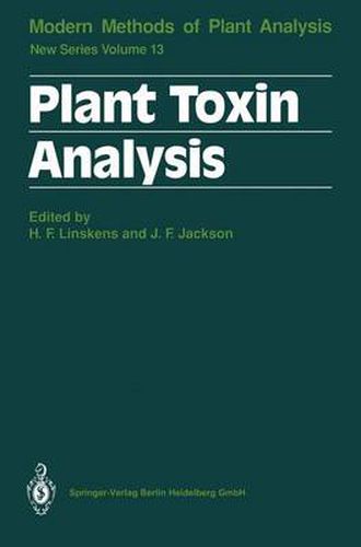 Cover image for Plant Toxin Analysis