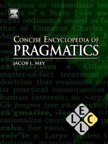 Cover image for Concise Encyclopedia of Pragmatics