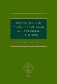 Cover image for Resolution and Insolvency of Banks and Financial Institutions