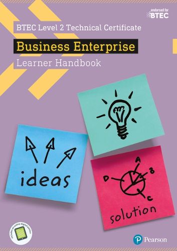 BTEC Level 2 Certificate in Business Enterprise Learner Handbook with ActiveBook