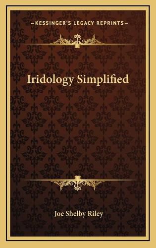 Cover image for Iridology Simplified