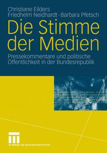 Cover image for Die Stimme Der Medien