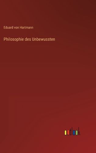 Cover image for Philosophie des Unbewussten