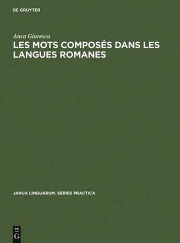 Cover image for Les Mots Composes Dans Les Langues Romanes