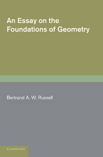 Cover image for An Essay on the Foundations of Geometry