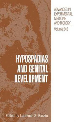 Cover image for Hypospadias and Genital Development