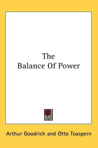 Cover image for The Balance Of Power