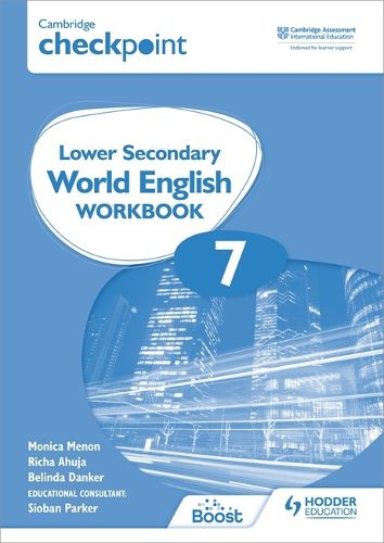 Cover image for Cambridge Checkpoint Lower Secondary World English Workbook 7