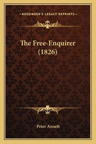Cover image for The Free-Enquirer (1826)