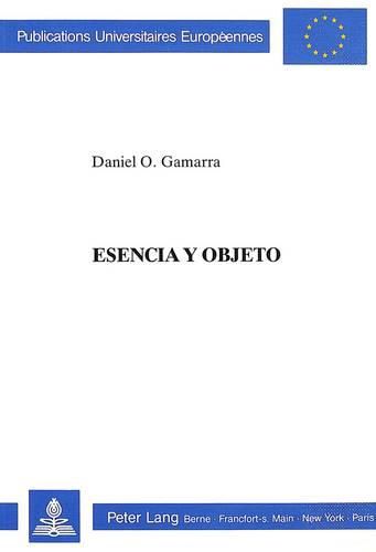 Cover image for Esencia y Objeto
