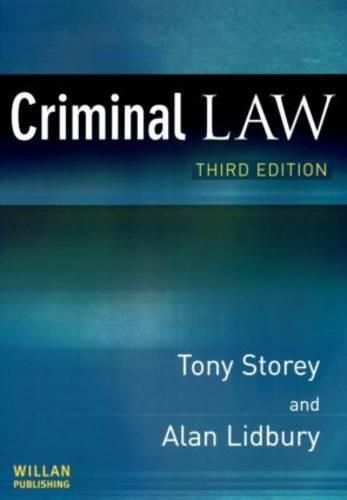 Cover image for Criminal Law