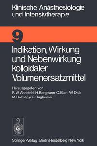 Cover image for Indikation, Wirkung und Nebenwirkung Kolloidaler Volumenersatzmittel