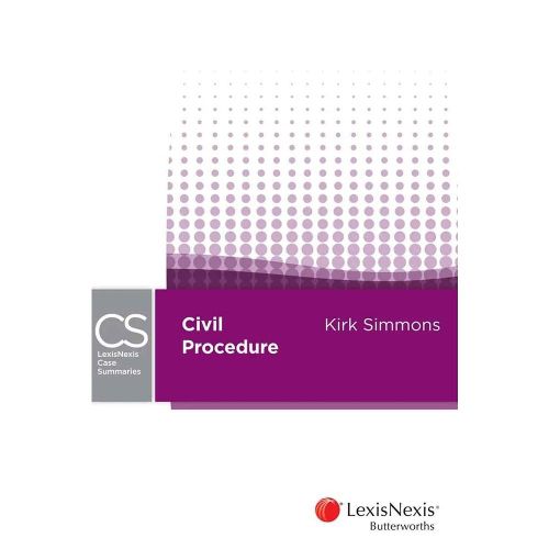 Cover image for LexisNexis Case Summaries - Civil Procedure