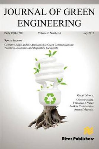 Cover image for Journal of Green Engineering- Special Issue: Cognitive Radio and the Application to Green Communications: Technical, Economic, and Regulatory Viewpoints