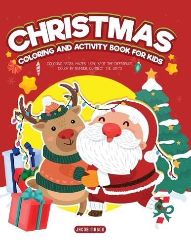 Cover image for Christmas Coloring and Activity Book for Kids