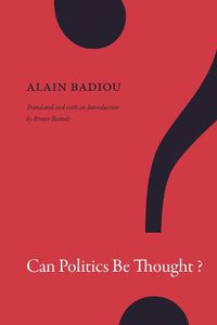 Cover image for Can Politics Be Thought?