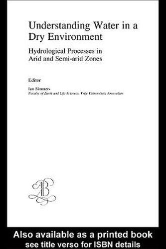 Cover image for Understanding Water in a Dry Environment: IAH International Contributions to Hydrogeology 23