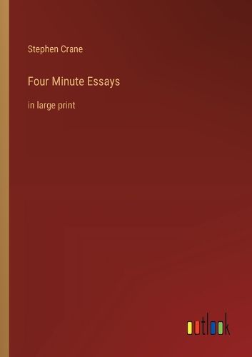 Cover image for Four Minute Essays