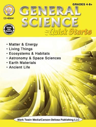 Cover image for General Science Quick Starts Workbook