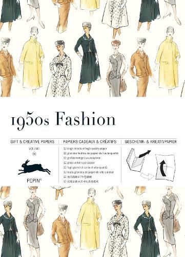 Cover image for 1950s Fashion: Gift & Creative Paper Book Vol 94