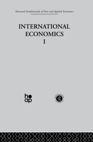 Cover image for A: International Economics I