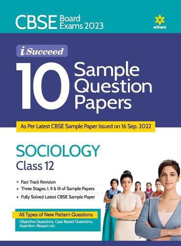 Cover image for CBSE Board Exams 2023 I Succeed 10 Sample Question Paper SOCIOLOGY Class 12