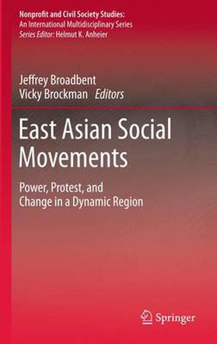 Cover image for East Asian Social Movements: Power, Protest, and Change in a Dynamic Region