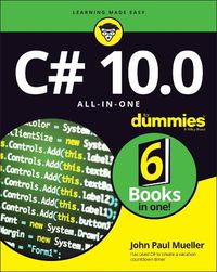 Cover image for C# 10.0 All-in-One For Dummies