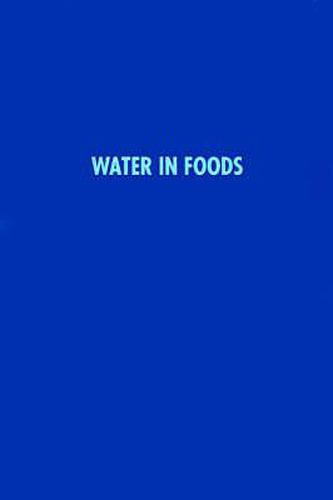 Cover image for Water in Foods