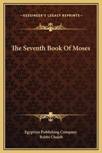 Cover image for The Seventh Book of Moses