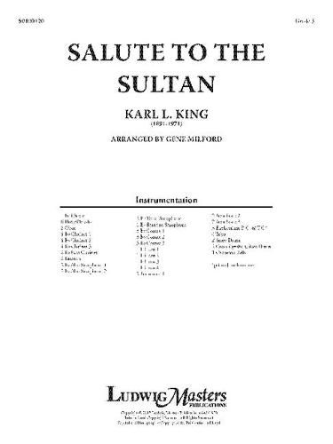 Salute to the Sultan: Conductor Score