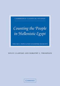 Cover image for Counting the People in Hellenistic Egypt 2 Volume Paperback Set