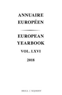 Cover image for European Yearbook / Annuaire Europeen, Volume 66 (2018)