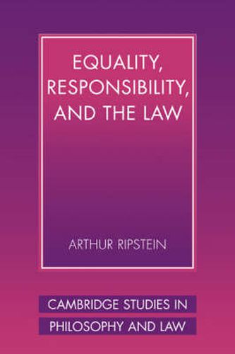 Cover image for Equality, Responsibility, and the Law