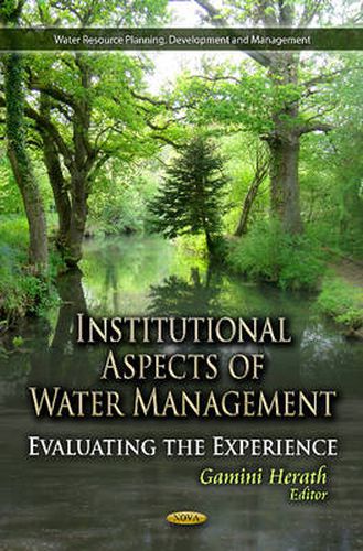 Cover image for Institutional Aspects of Water Management: Evaluating the Experience