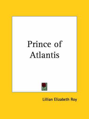 Cover image for Prince of Atlantis (1929)