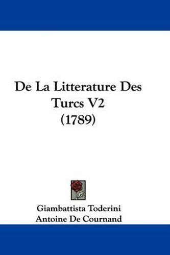 De La Litterature Des Turcs V2 (1789)