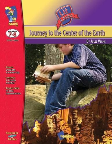 Cover image for Journey to the Center of the Earth, by Jules Verne Novel Study Gr. 7-8: Grades 7-8