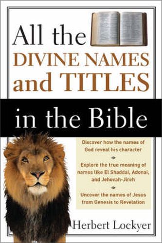 Cover image for All the Divine Names and Titles in the Bible