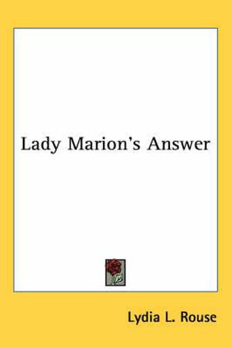 Cover image for Lady Marion's Answer