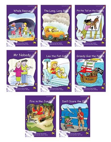 Cover image for Red Rocket Readers: Fluency Level 3 Fiction Set A Pack (Reading Level 19-20/F&P Level J-O)