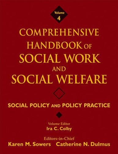 Cover image for Comprehensive Handbook of Social Work and Social Welfare