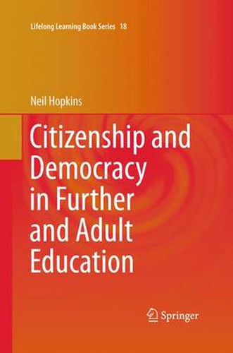 Cover image for Citizenship and Democracy in Further and Adult Education