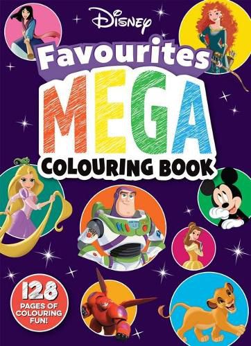 Cover image for Disney Favourites: Mega Colouring Book