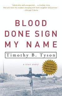 Cover image for Blood Done Sign My Name: A True Story