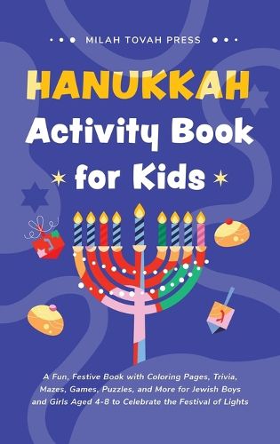 Cover image for Hanukkah Activity Book for Kids