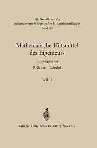 Cover image for Mathematische Hilfsmittel des Ingenieurs