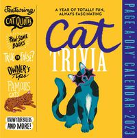 Cover image for Cat Trivia Page-A-Day Calendar 2023