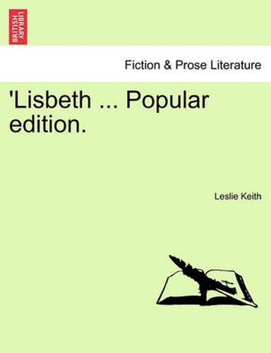 Cover image for 'Lisbeth ... Popular Edition.