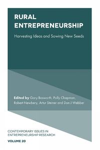 Cover image for Rural Entrepreneurship